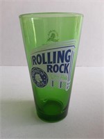 (12) ROLLING ROCK BEER GLASSES