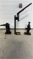 2 Antique Jacks and 1 Antique Seater