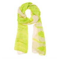Green Polyester Fashionable Scarf
