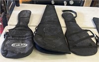 3 Guitar Soft Cases