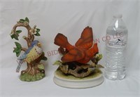 Vintage Porcelain Bird Figurines ~ Lot of 2