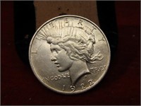 1922-90% silver peace dollar US coin.
