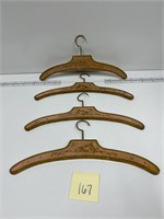 Vintage Florentine Wood Hangers Gold Pink