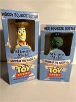 Vintage Toy Story Squeeze Bottle Woody Rex