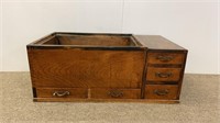 Antique copper lined chest