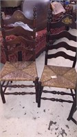 2 Ladder Back Chairs