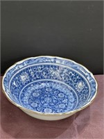 Blue and white Japanese bowl