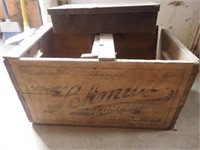 Jacob Schmidt Divided Wooden Crate - St. Paul, MN-
