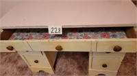 Old Painted Knee Hole Dresser