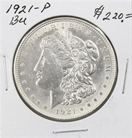 1921-P BU Morgan Silver Dollar Coin