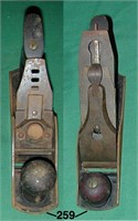 Pair of 8-inch iron bench planes