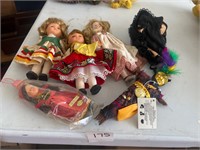 VTG BABY DOLLS AND VOODOO DOLL