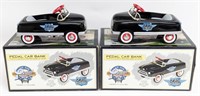 (2) 1/6 Die-Cast Drag Specialties Pedal Car Banks