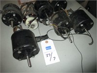 Qty of 7  - Ampex motors