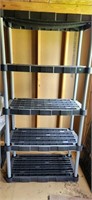 Rubbermaid Heavy Plastic Shelving Unit