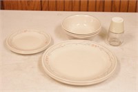 Corelle Dishes (4 lg plates, 4 sm plates, 3 bowls)
