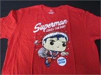 Superman Holiday Edition Funko Shirt Large