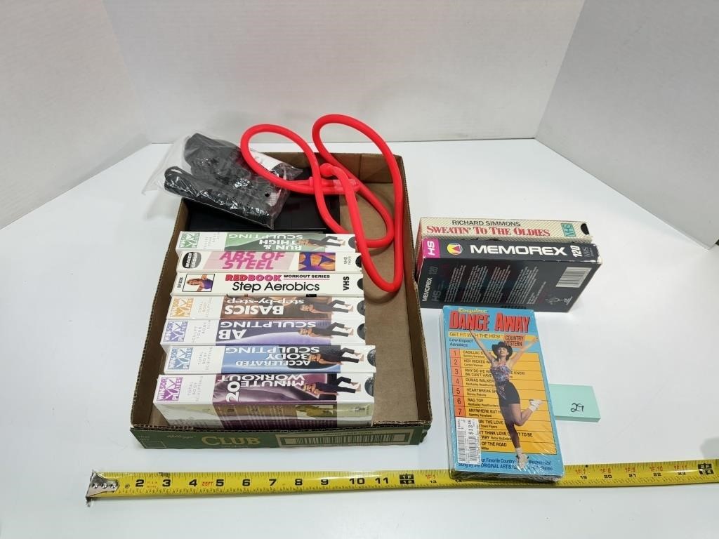 Exercise & Fitness VHS Some Sealed & Fitness Tools