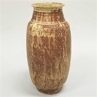 Warren Mackenzie signed vase with textured design