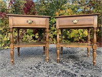 Wooden Ethan Allen Night Stands/ End Tables