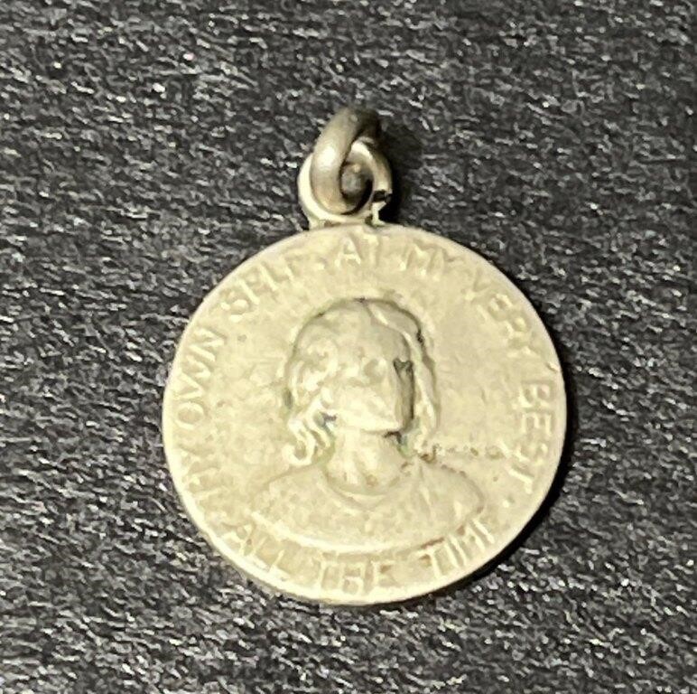 Antique American youth foundation medallion