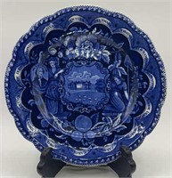 Staffordshire American Historical Soup Plate