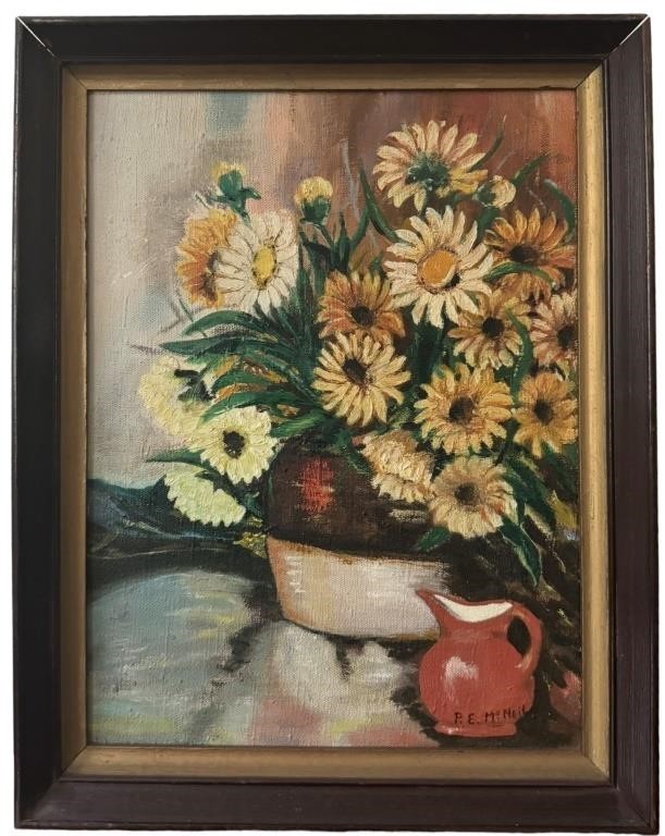 Original Floral Arrangement Painting