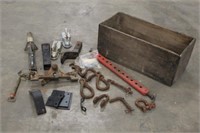 3-Point Hitch Bar, Hitcher Jack, Pins & Clevises