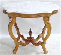 Turtle Shape Victorian Marble Top Table