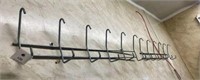 2 sets of 5 wall Hooks for hanging pots tools