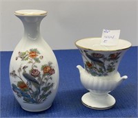 Wedgwood Kutani Crane Small Urn Shaped Vase , 2