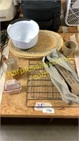 cooling racks, coasters, placemats, miscellaneous