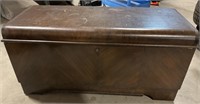 Cedar Lined Wooden Storage Bench