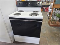 Hot Point Electric Stove WORKS But See Condition