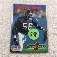 1990 NFL Pro Set Collect A Book Lawrence Taylor