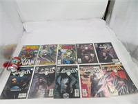 10 comic books dont The Punisher, Gi Joe et X-men