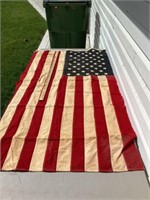 vintage  American flag