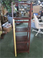 Nice Shelf with Baskets - Great for a Snack Bar -