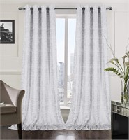 always4u Soft Velvet Curtains Length 108 inches