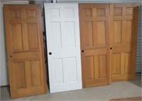 (4) 30" Hollow Core 6-Panel Interior Doors.