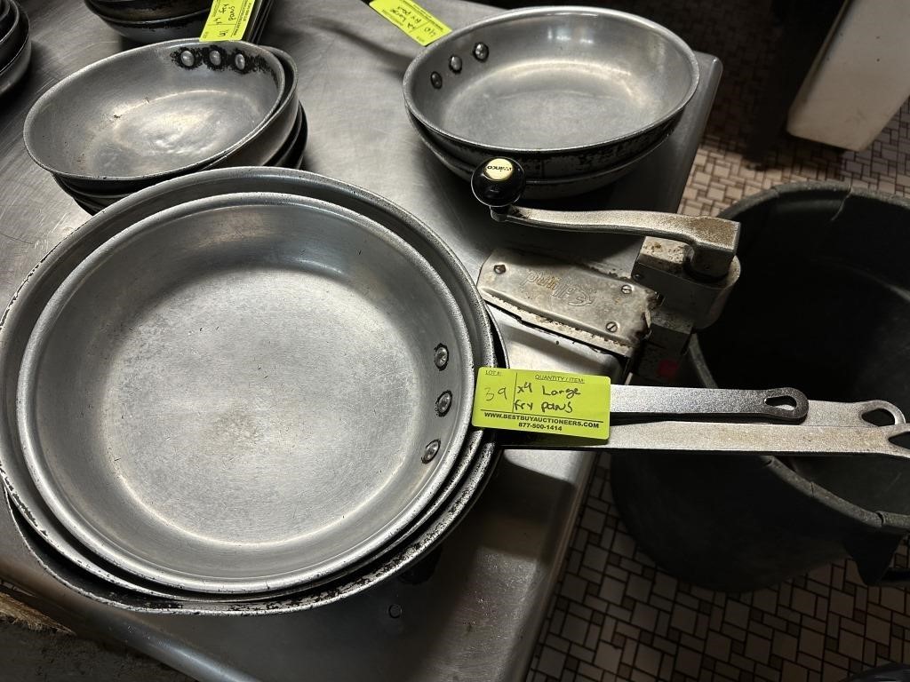 LARGE FRY PANS