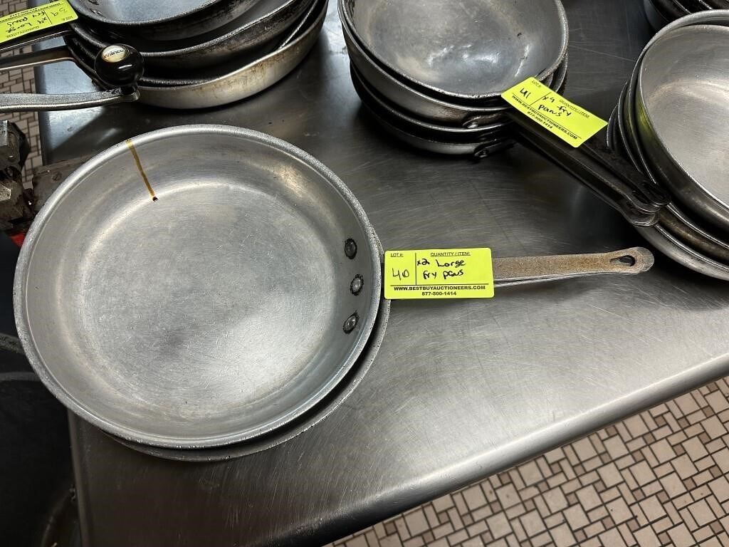 LARGE FRY PANS