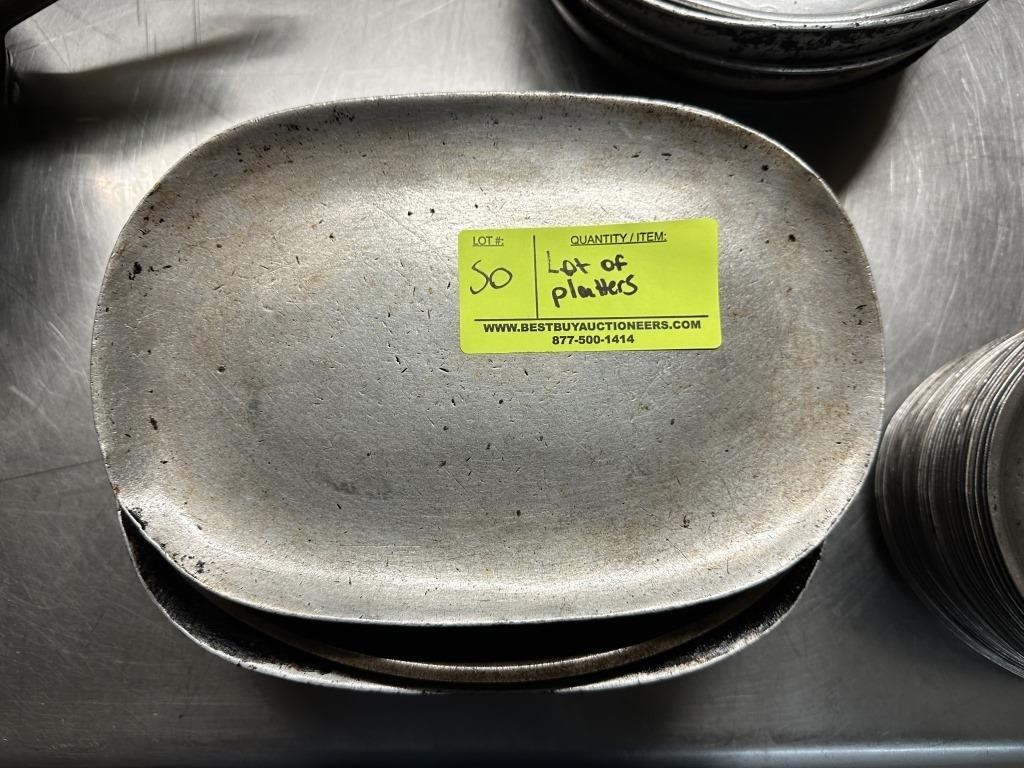 LOT OF SIZZLE PLATES