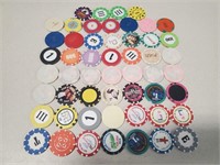 55 Foreign & Advertising Casino Chips