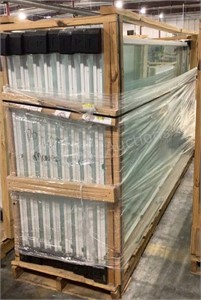 (8) Steelcase Glass Panels