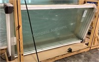 (4) Steelcase Glass Panels