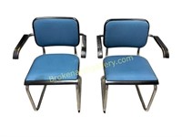 Pair Marcel Breuer Arm Chairs - Thonet