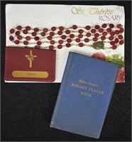 Vintage Rosary & Prayer Book