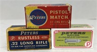 Peters .22LR cartridges-PICKUP ONLY