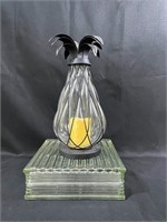 Candle Pineapple holder and glass stand